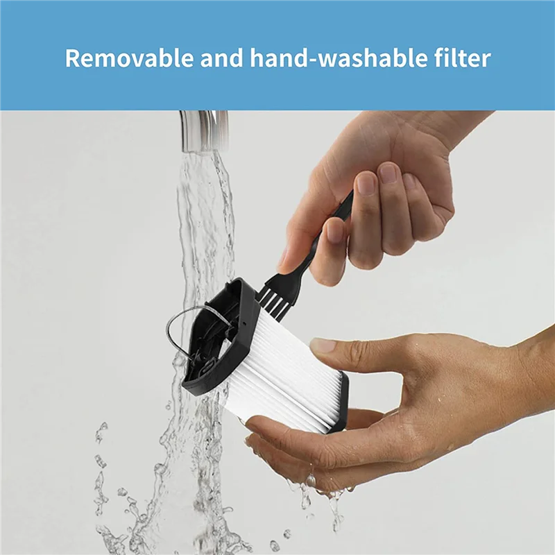 AB47-8 Confezione di filtri in tessuto di ricambio compatibili per aspirapolvere portatile senza fili Shark WV401BL WV401PK WV403BR, parte XFFWV400