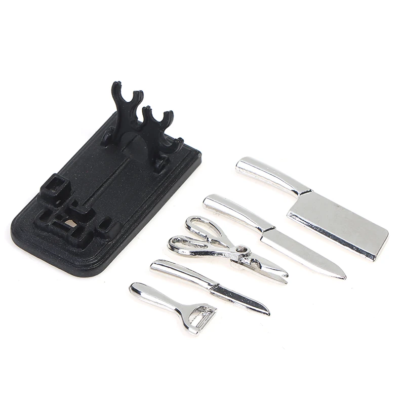 Mini herramientas de cocina, modelo de juguete para decoración de casa de muñecas, casa de muñecas 1/12