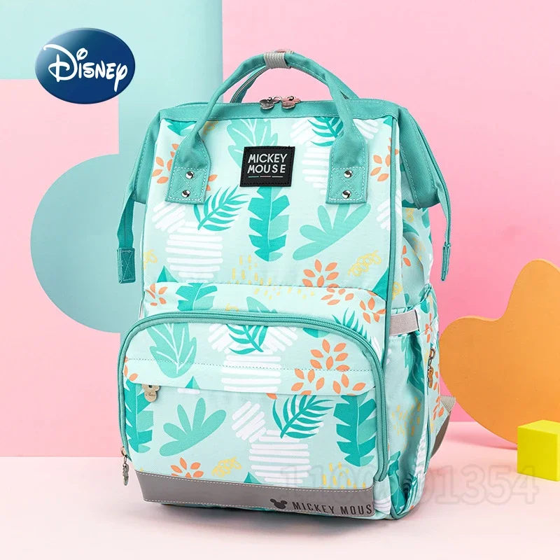 

Disney New Diaper Bag Backpack Luxury Brand Original Baby Bag Cartoon Baby Diaper Bag Backpack Large Capacity Multifunctional