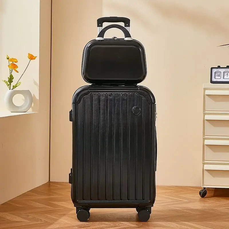 Business Travel Trolley Suitcase 18-20 Inch Boarding Luggage Student Password Box Luggage Set Portable Luggage Multifunction