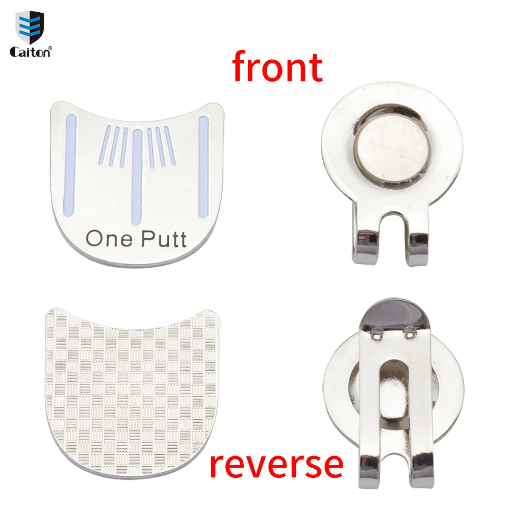 Caitron 1Pc Golf Mark Magnetic Cap Clip Ball Posição Mark Estilo Multi-Estilo Pode Ser Personalizado LOGOTIPO