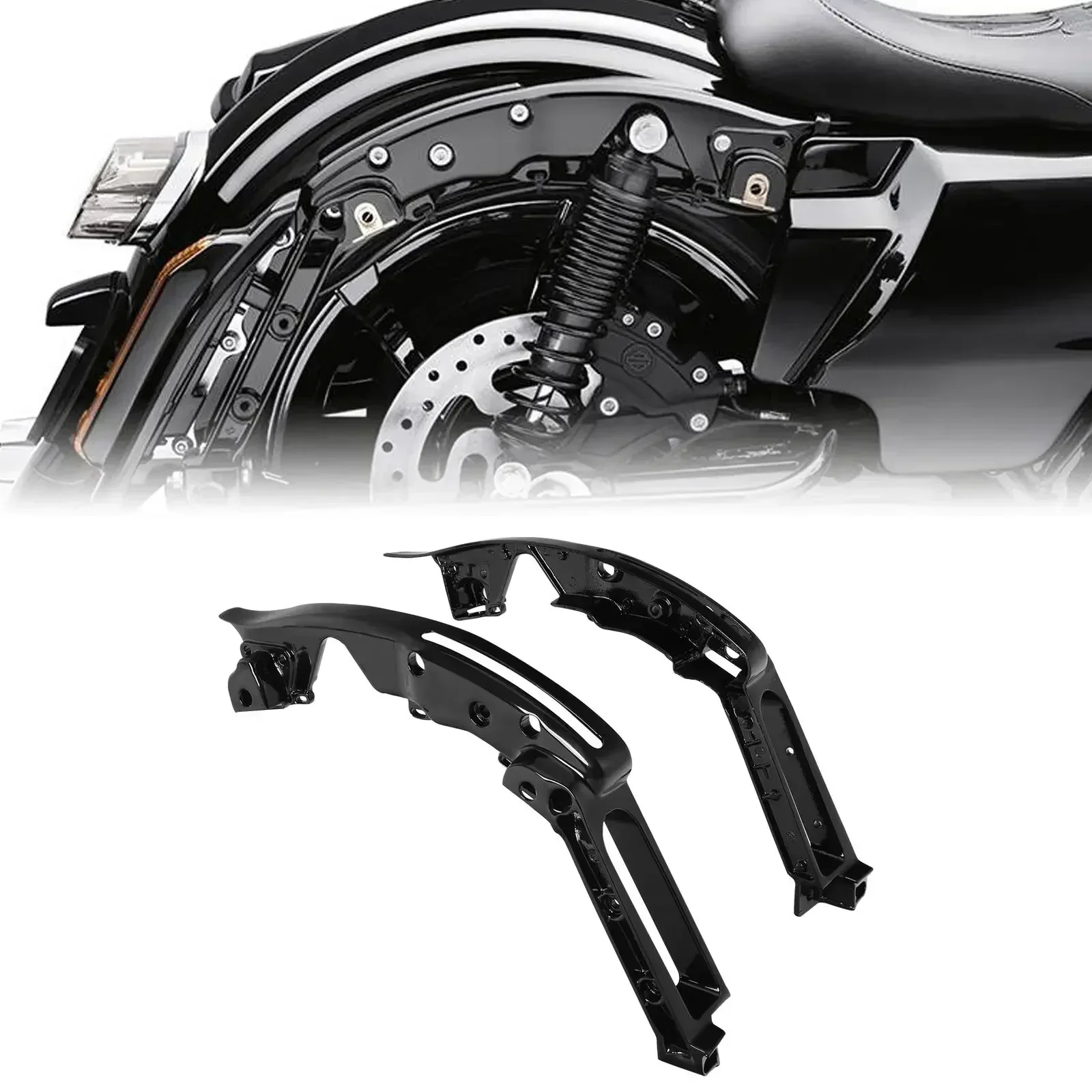 For Harley Touring Street Electra Glide Ultra Limited Road King CVO 2014-2023 Motorcycle Fender Support Bracket Acsessories