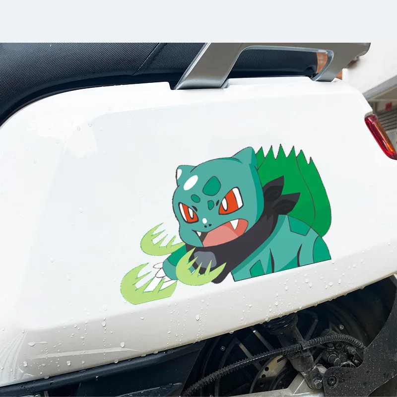 Pokemon Anime Decoration Car Stickers Pikachu Cartoon Cute Car Window Sticker DIY Creative Motorcycle Stickers Children Toy Gift