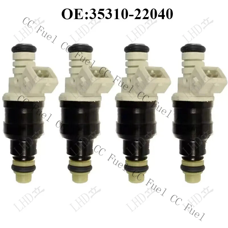 C+ 4 Pcs Fuel Injectors Fit For 93-99 Hyundai Accent Scoupe Excel 1.5L 35310-22040