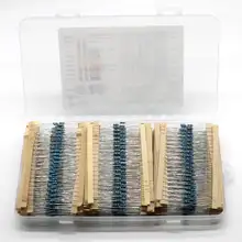 2600pcs Assorted Metal Film Resistors 1 4W 1% #2