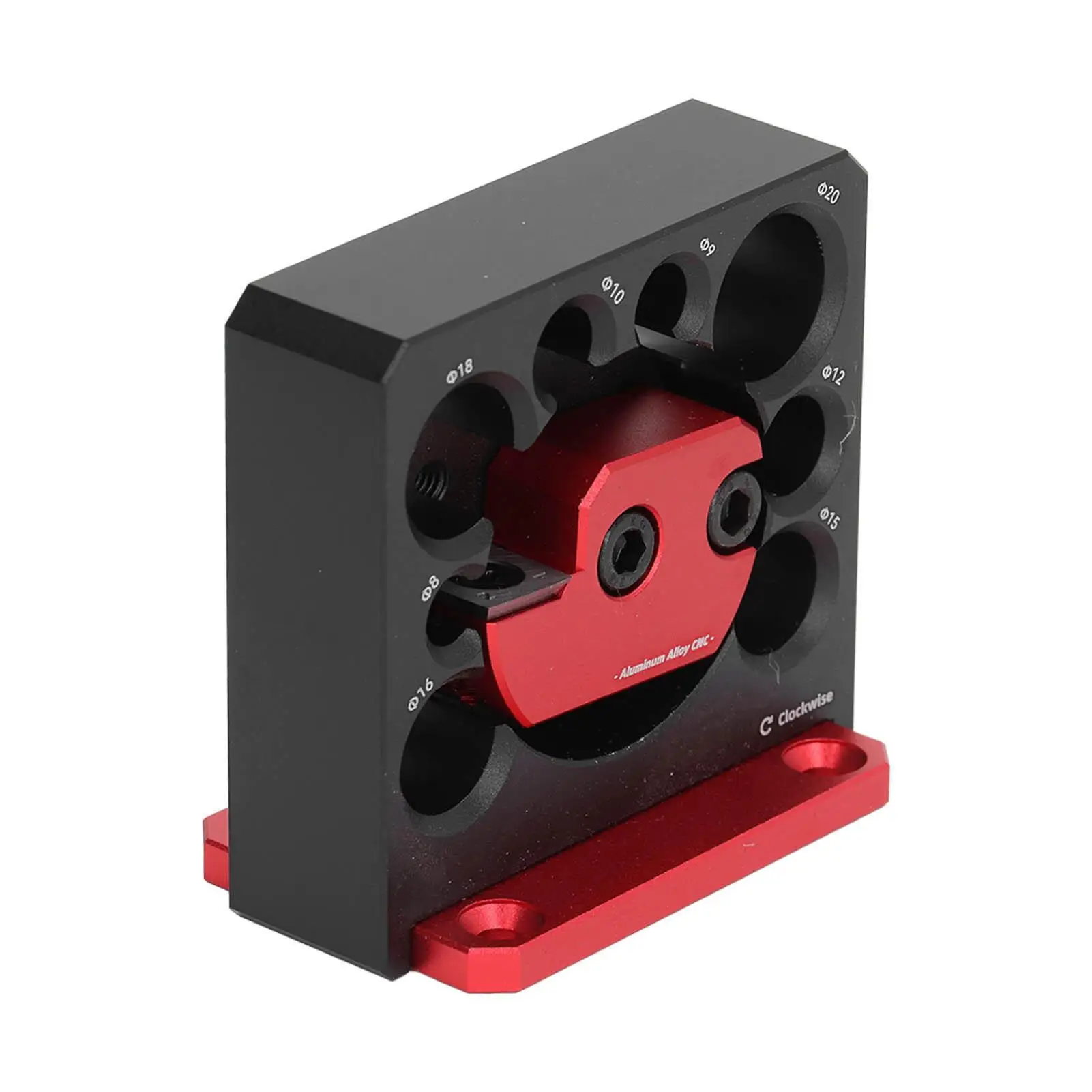

Premium Doweling Jig for Woodworking Durable Aluminum Alloy 8 Holes Easy to Use Dowel Maker Tool for solid Wood Projects