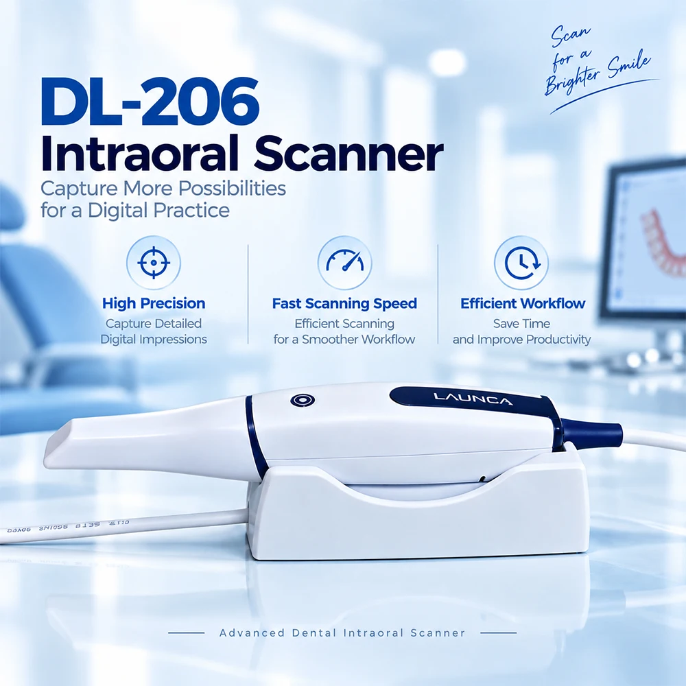 Smart DL206 Dentaler Intraoraler 3D-Scanner mit Kostenloser Software, Kalibrierungsfrei und Ortho-Simulation, CMOS-Technologie, Typ-C-Anschluss – Detail 3