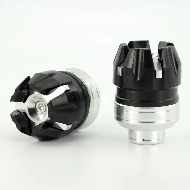 2Pcs Universal Motorrad Vorderradaufhängung Schutz Tasse Anti Kollision Rahmen Slider Fallen Schutz Aluminium Legierung Moto Teile