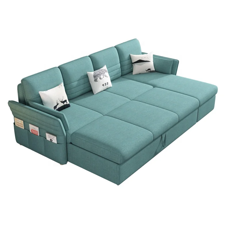 

Customizable And Reconfigurable L Shape Combination Sofa Set Hotel Sofa Bed