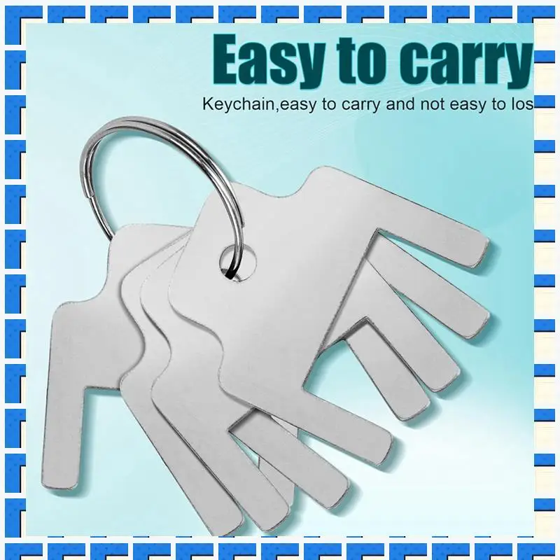 ABNG 10 قطعة 770301 مفاتيح موزع المناشف الورقية ، موزع ورق التواليت مع 10 حلقات مفاتيح حامل المناشف الورقية مفتاح صندوق الأنسجة