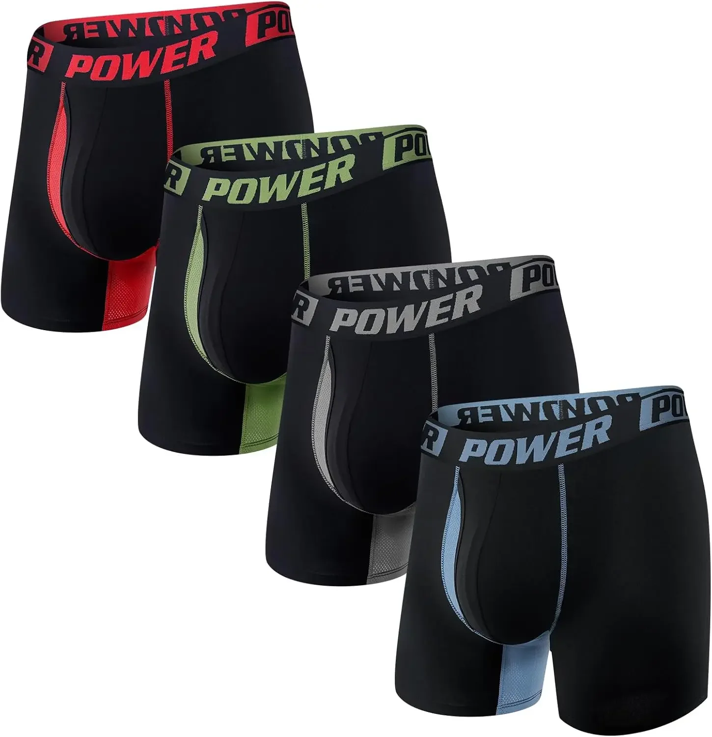

Men's Underwear Boxer Briefs,Breathable Underwear for Men,No Ride Up,3D Support Pouch, Stretch Comfort Multipack