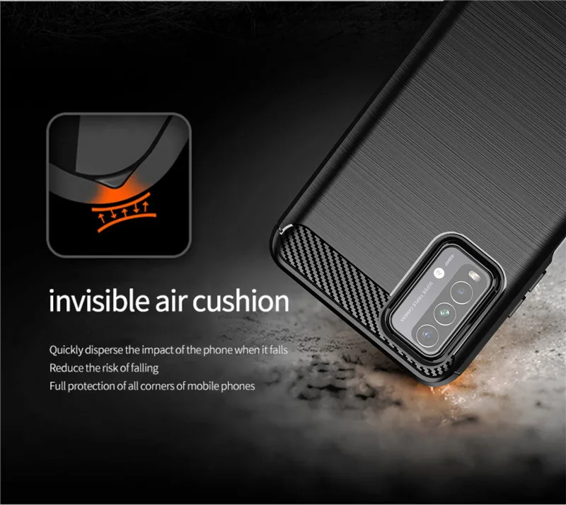 Shockproof Bumper For Xiaomi Redmi 9T Case For Xiaomi Redmi 9T Cover Soft Silicone Protective Phone Bumper For Xiaomi Redmi 9T