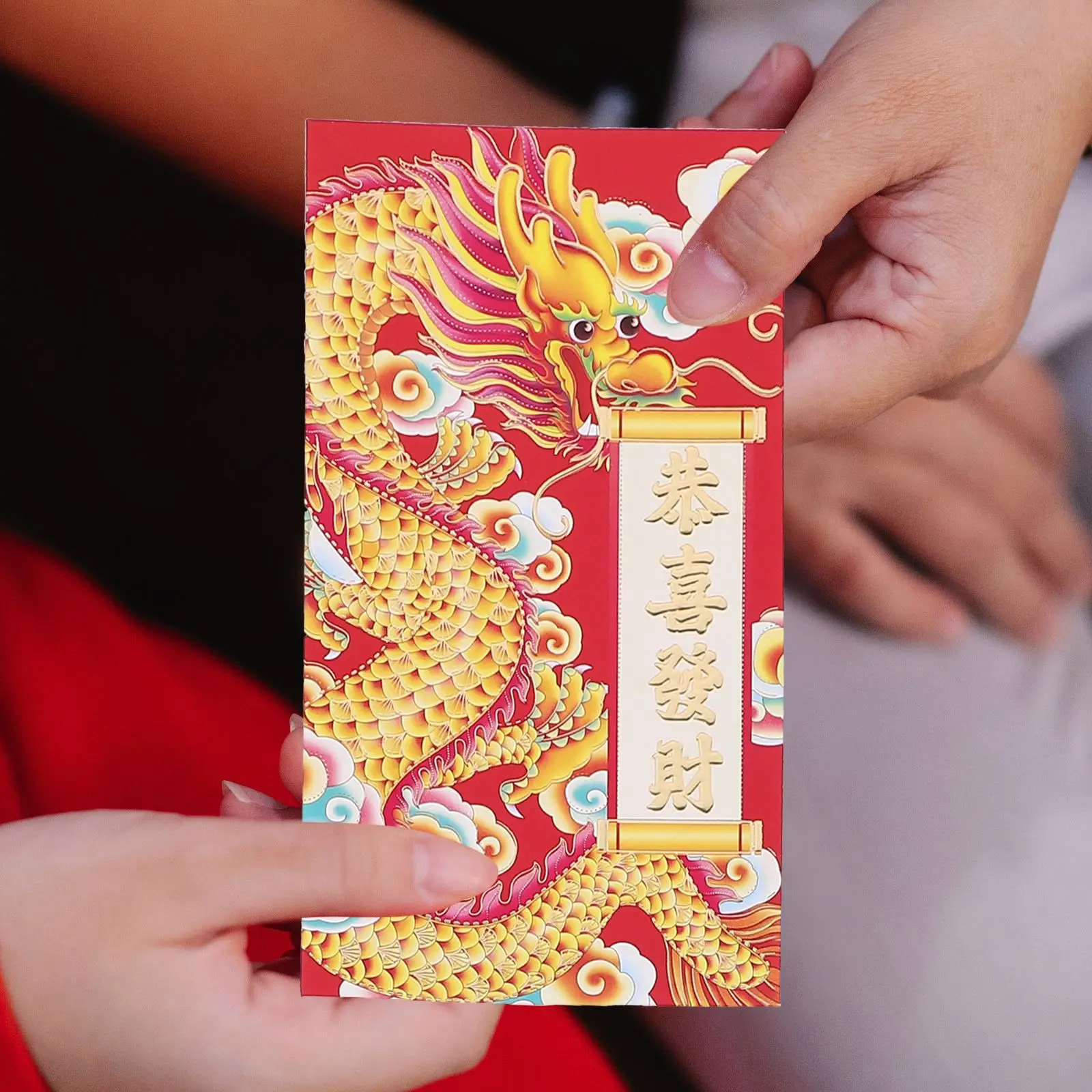 30Pcs Chinese Style Red Envelopes New Year Money Packets Lucky Money Bags 2024 Red Envelopes Random Style New Year Red Envelope