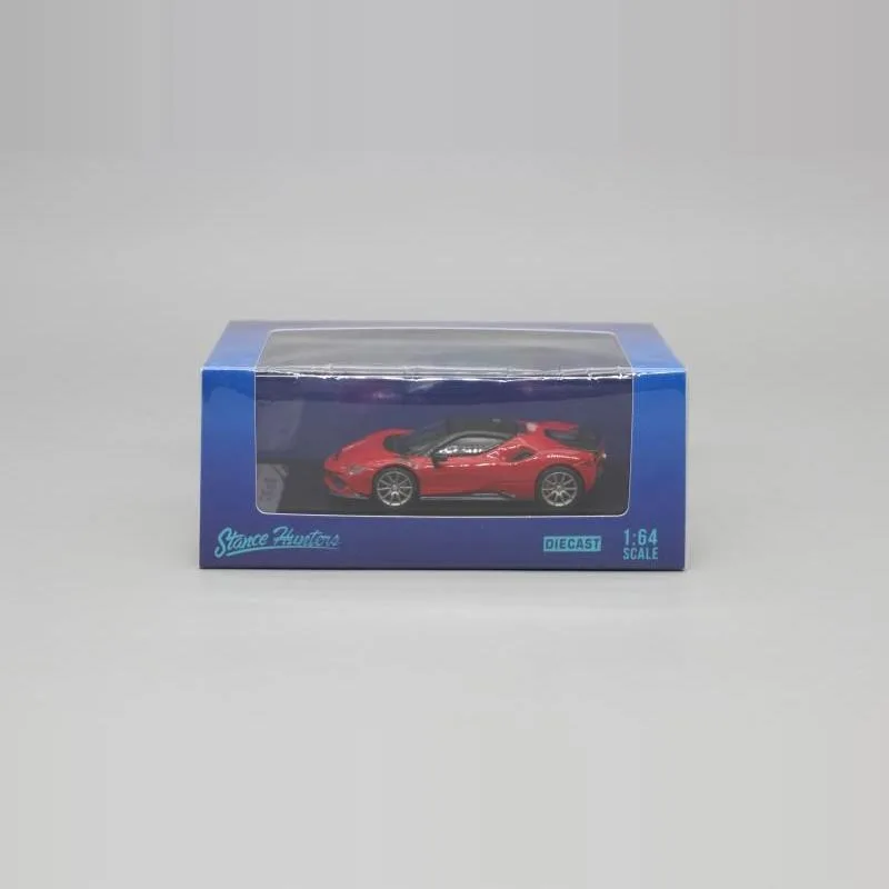 1:64 sportwagen SF90 tweedeurs hardtop, gegoten aluminium automodel, voor tieners om te spelen, voor volwassenen om te verzamelen.