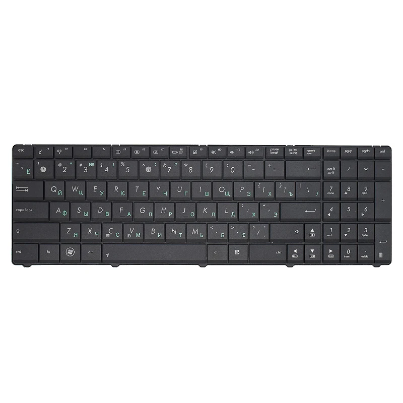 US/RU/Russian Laptop Keyboard For ASUS X53B X53U K73T A53B A53BE A53BR A53BY K53T  X54X A53U K53U K73TK Replacement