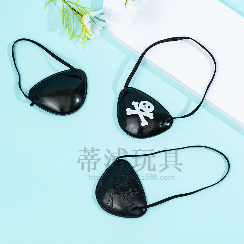 Halloween Pirate One Eye Cosplay Prop Ball Performance Supplies Pirate Eye Mask Anime Accessories for Party Special Use Supplies