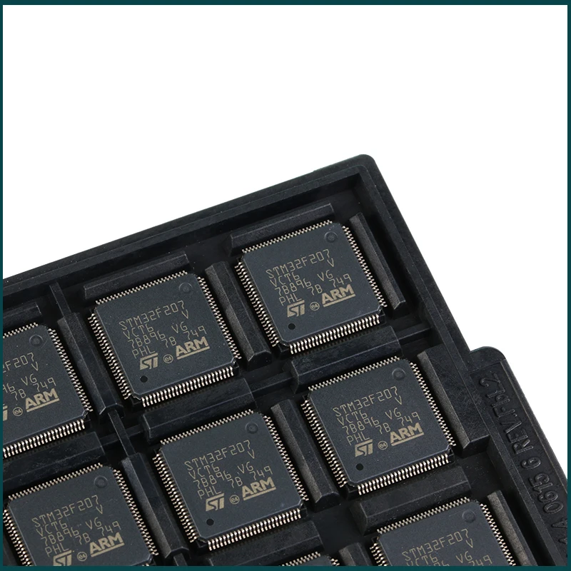 5Pcs/Lot New Original STM32F207VCT6 STM32F207 LQFP-100  Microcontroller IC 32-Bit Single-Core 120MHz 256KB (256K x 8) FLASH