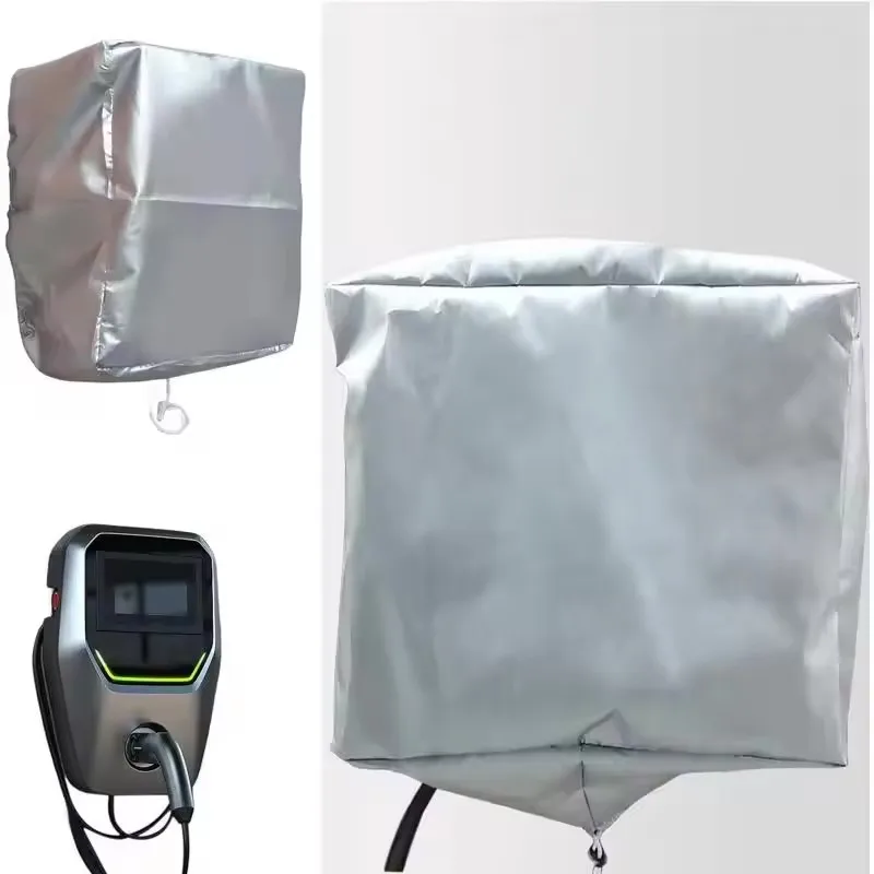 Abdeckung für Elektrofahrzeug-Ladegerät, wasserdicht, regendicht, sonnendicht, staubdicht, wandmontierte Schutzabdeckung für Outdoor-Ladestationen. – Detail 1