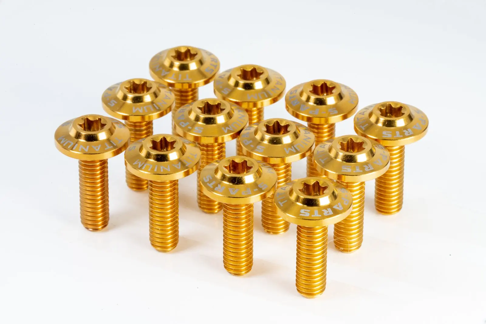 12Pcs Front Brake Disc Rotors M6 Mounting Bolts For Honda Motorcycle Titanium Bolt  Gold Blue Purple