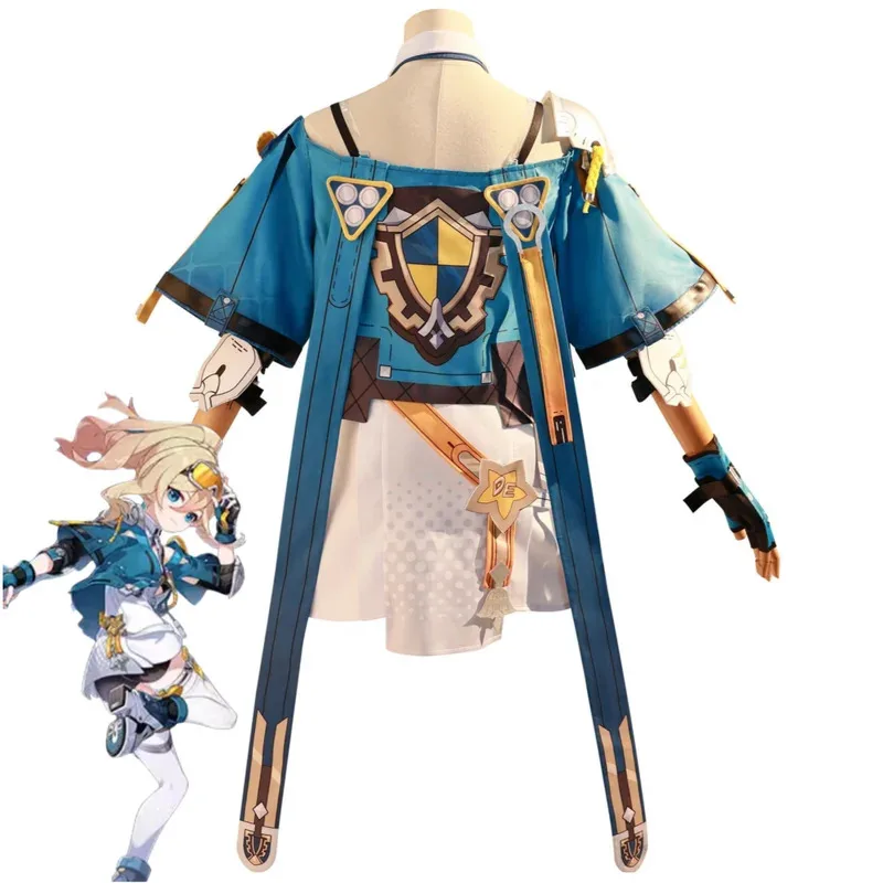 ชุดคอสเพลย์บิแอนก้า อตาเกินา จากเกม Honkai Impact 3 ชุดยุคเด็ก ชิคคาซัล ดูราันดัล พร้อมวิกผมครบชุด ชุดแฟนซีเซ็กซี่สำหรับงานคาร์นิวัล