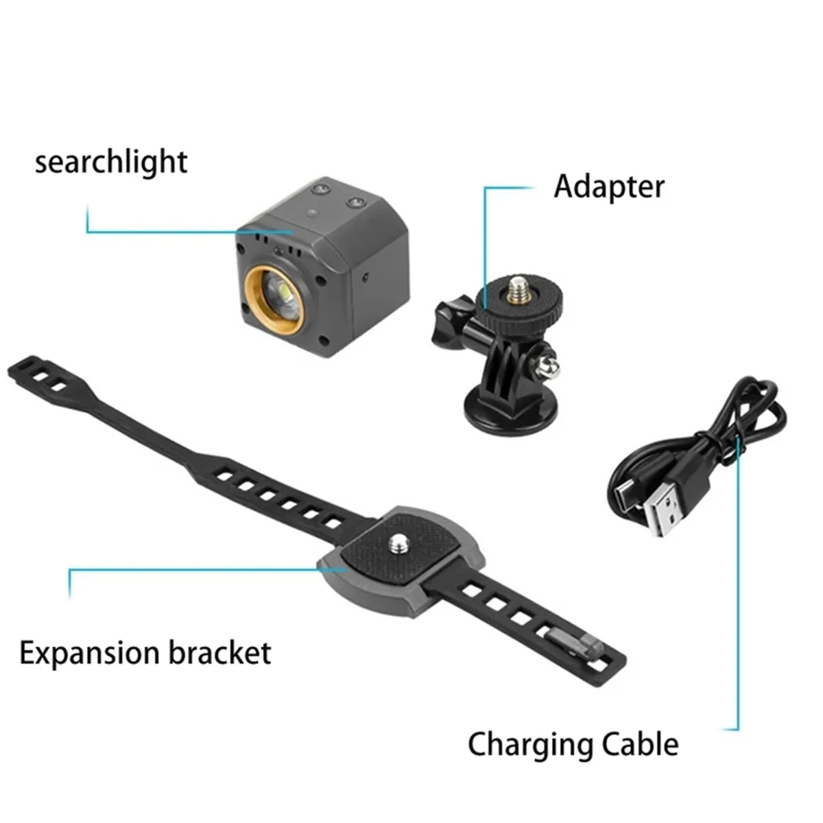 A20M ل 3/for 2/Air 2/Air 2S/for Pro الطائرة بدون طيار ليلة الطيران مصباح ليد التصوير ملء مصباح يدوي أجزاء