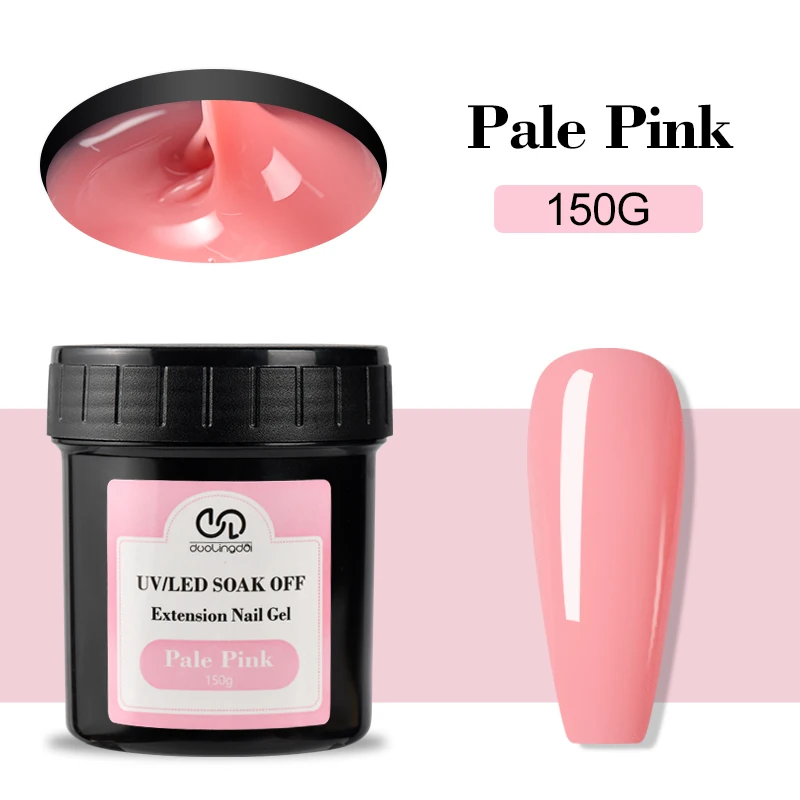 LED & UV Aufbaugel - 150g Nagelverlängerung für Professionelle Salons, Gel-Builder für Nägel, Hartgel für DIY Nagelkunst-Zubehör