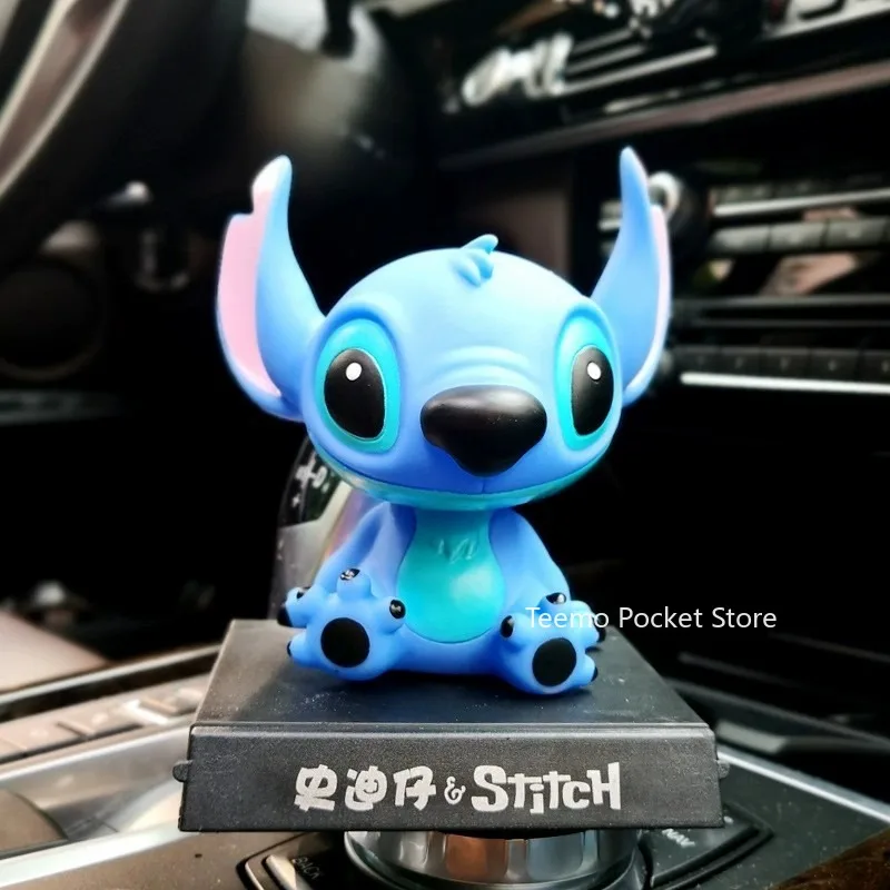 Лило и Стич Disney Bobblehead автомобильные украшения мультфильм аниме аксессуары для персонажей украшения для кукол оптовая продажа Kawaii игрушки