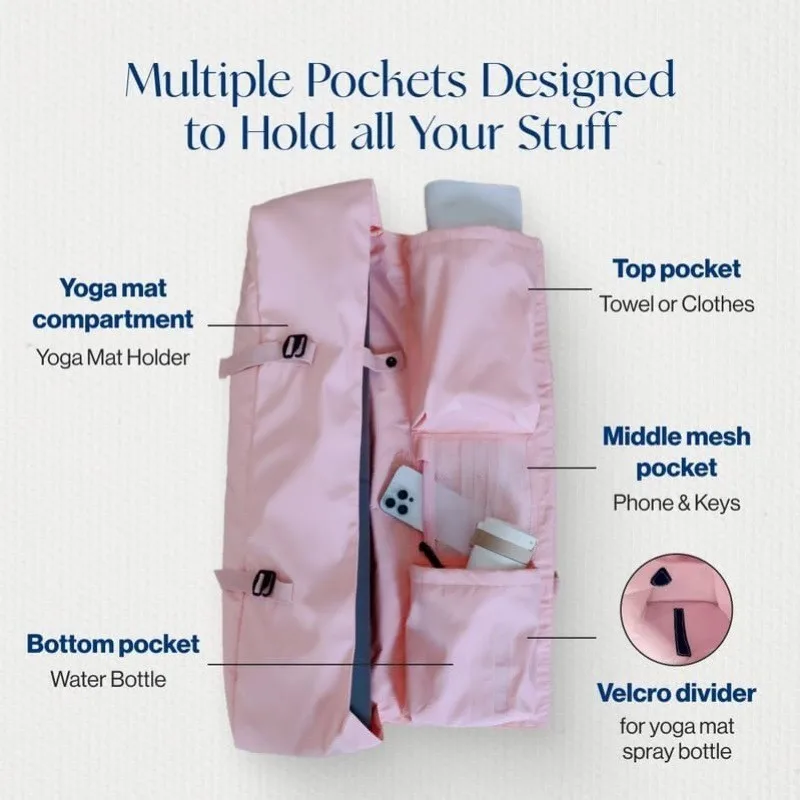 New Yoga Mat Back Bag Adjustable Strap Portable Leisure Fitness Bag Yoga Sports Bag