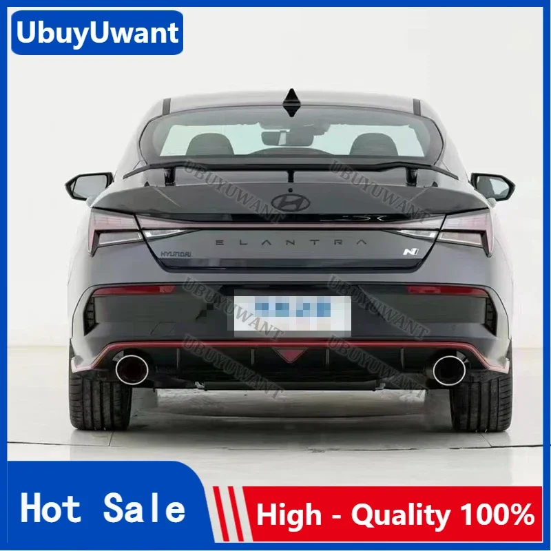 For Hyundai Elantra Avante CN7 2020 2021 2022 2023 2024+ Car Rear Spoiler ABS Plastic Rear Wing Trunk Spoiler for Car