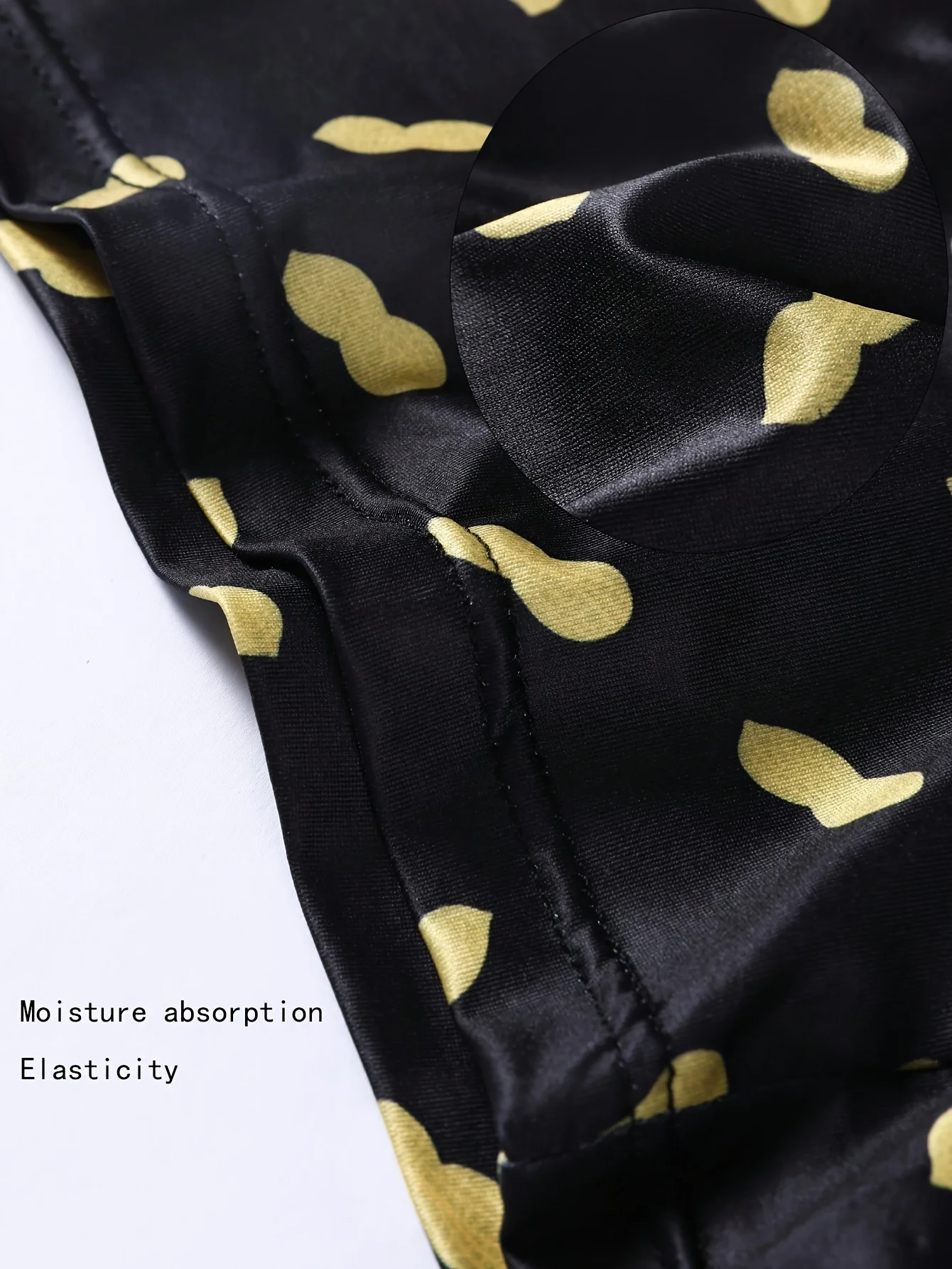 Комплект из 6 мужских трусов с привлекательным арахисовым узором, дышащее шелковистое удобное нижнее белье для активных парней, брюки с плоским углом