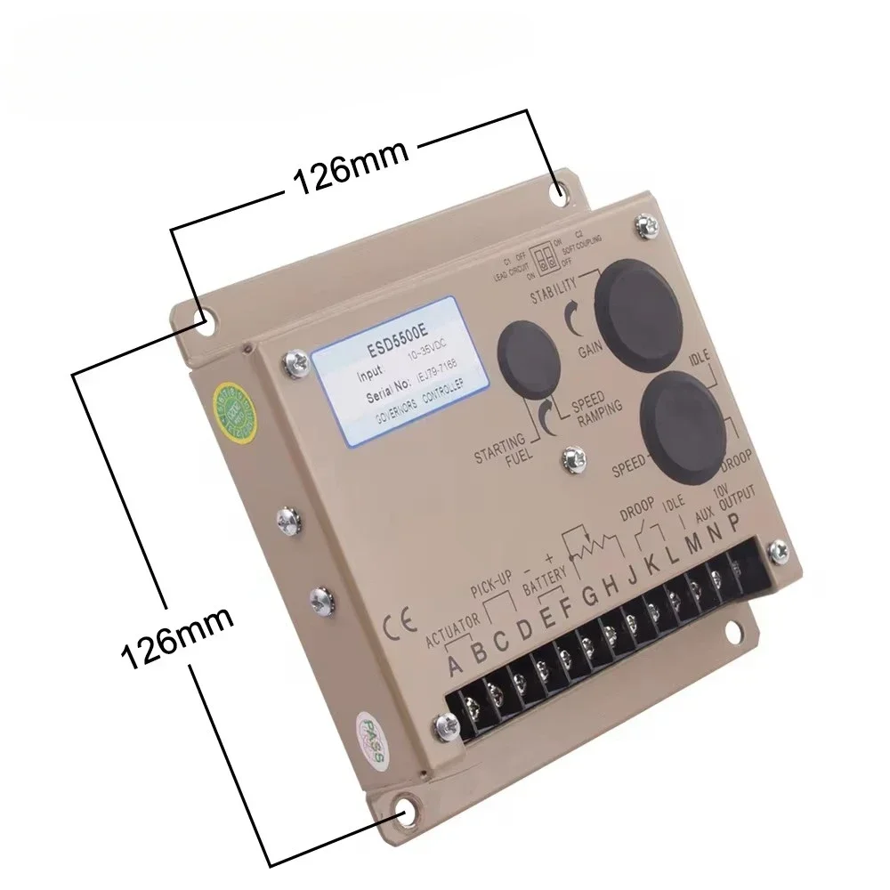 12v 24v DC Motor Control Diesel Engine Part LIXiSE ESD5500E Generator Speed Controller Module 5500E Electric Speed Governor