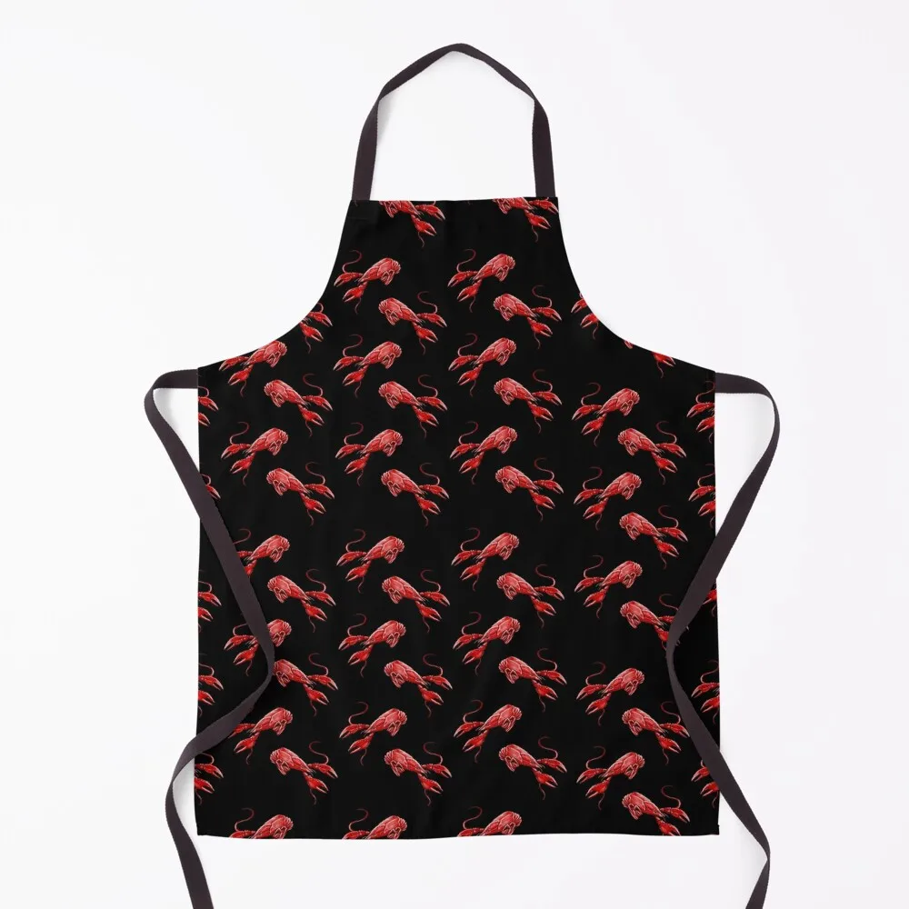 

Christie Crawfish Apron Manicurists household woman Kitchen Apron