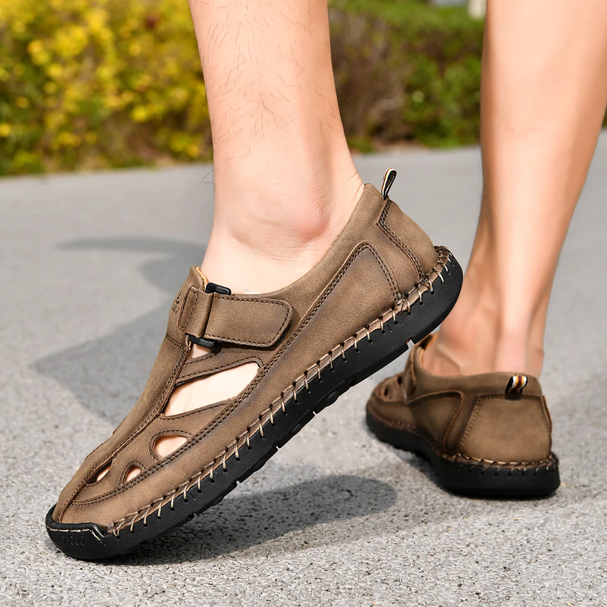 Men's Summer Beach Sandals: Simple and Stylish Open-Toe Sandals—Comfortable, Breathable, Durable, and Non-Slip