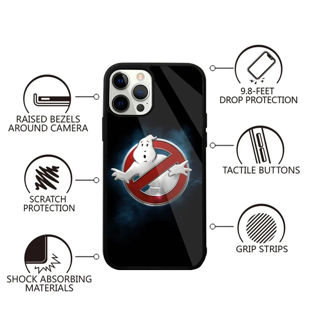 E-Extreme G-Ghostbusters Phone Case Strong Magnetic For IPhone 16,15,14,13,Pro,Max,Plus,11,12,Mini For Magsafe Wireless Charging