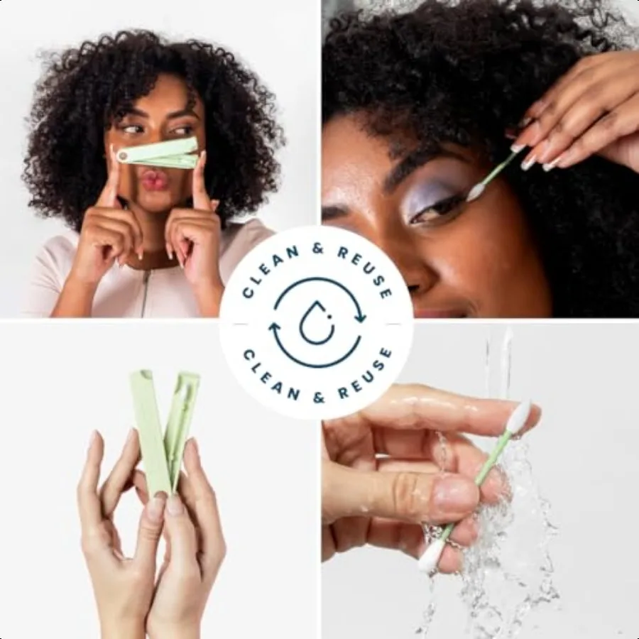 Kit de mélange LastSwab L'alternative durable et sanitaire aux pointes Q à usage unique Zero Waste et facile à nettoyer 2 LastSwab Original