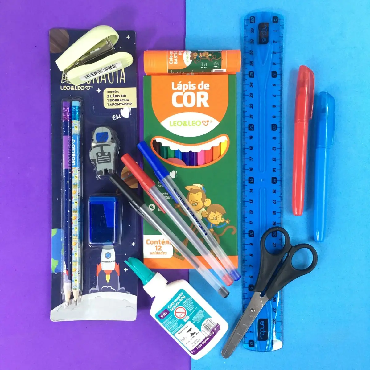 Stuffed Basic School Stationery Kit