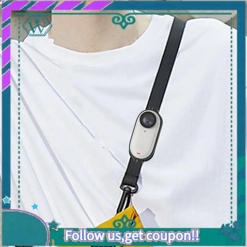 Upgraded 2 Piece Cap Easy Clip Mount Hat Clip Quick Release Clamp Magnetic Frame Fixed Holder Black PC+ABS For Insta360 Go 3