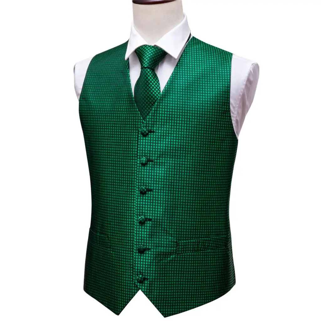 Green Suit Vest Men Paisley Wa - Silk Tie Striped avis et prix