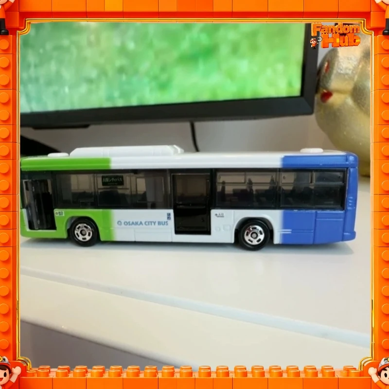 Genuine In Stock Tomica Die-Cast Mini Bus Toy For Boys, Double Decker Public Transport Bus Car Model Toy Fans Gift