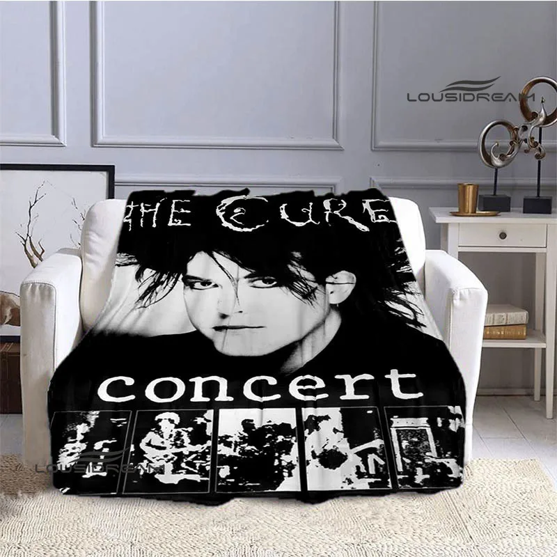 The cure band retro printed blanket Flannel Warm blanket blankets for beds Picnic blanket bed linings birthday gift