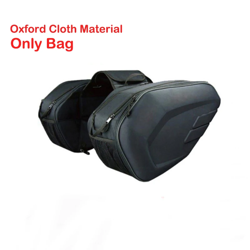 2PCS Universal Fit Motorcycle Pannier Bags Luggage Saddle Bags Side Storage Fork Travel Pouch Box 36-58L image 3