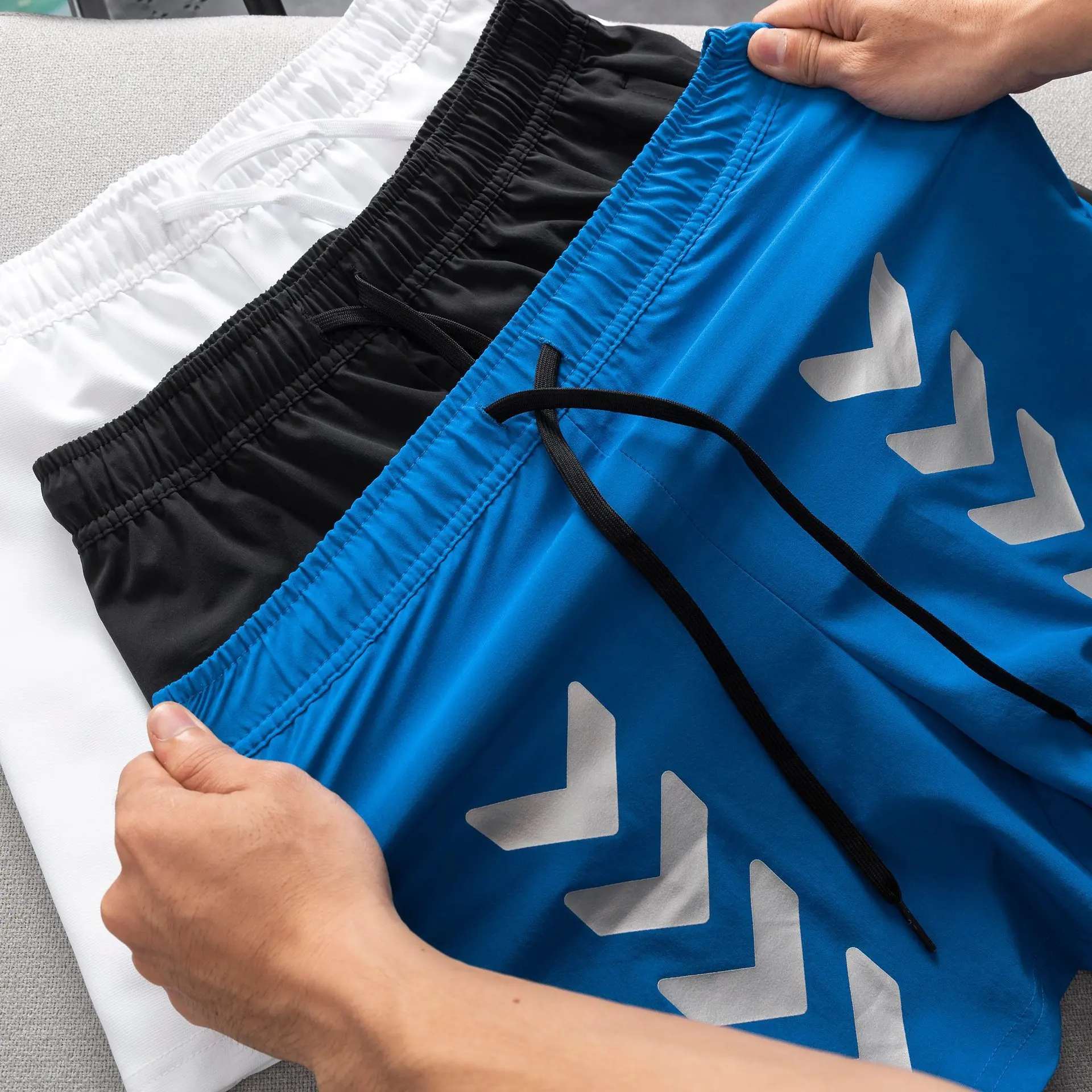 2023 Nieuwe Mannen Shorts Zomer Sneldrogende Losse Training Fitness Shorts Mannelijke Mode Casual Shorts Casual Beach Shorts man