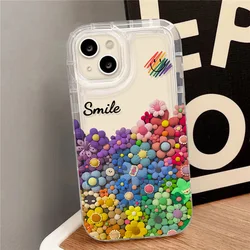 Flower Phone Case For iPhone 11 Pro Cases iPhone 11 14 12 13 15 Pro Max 14 15 7 8 6 6S Plus SE 2020 2022 X XR XS Max Clear Cover
