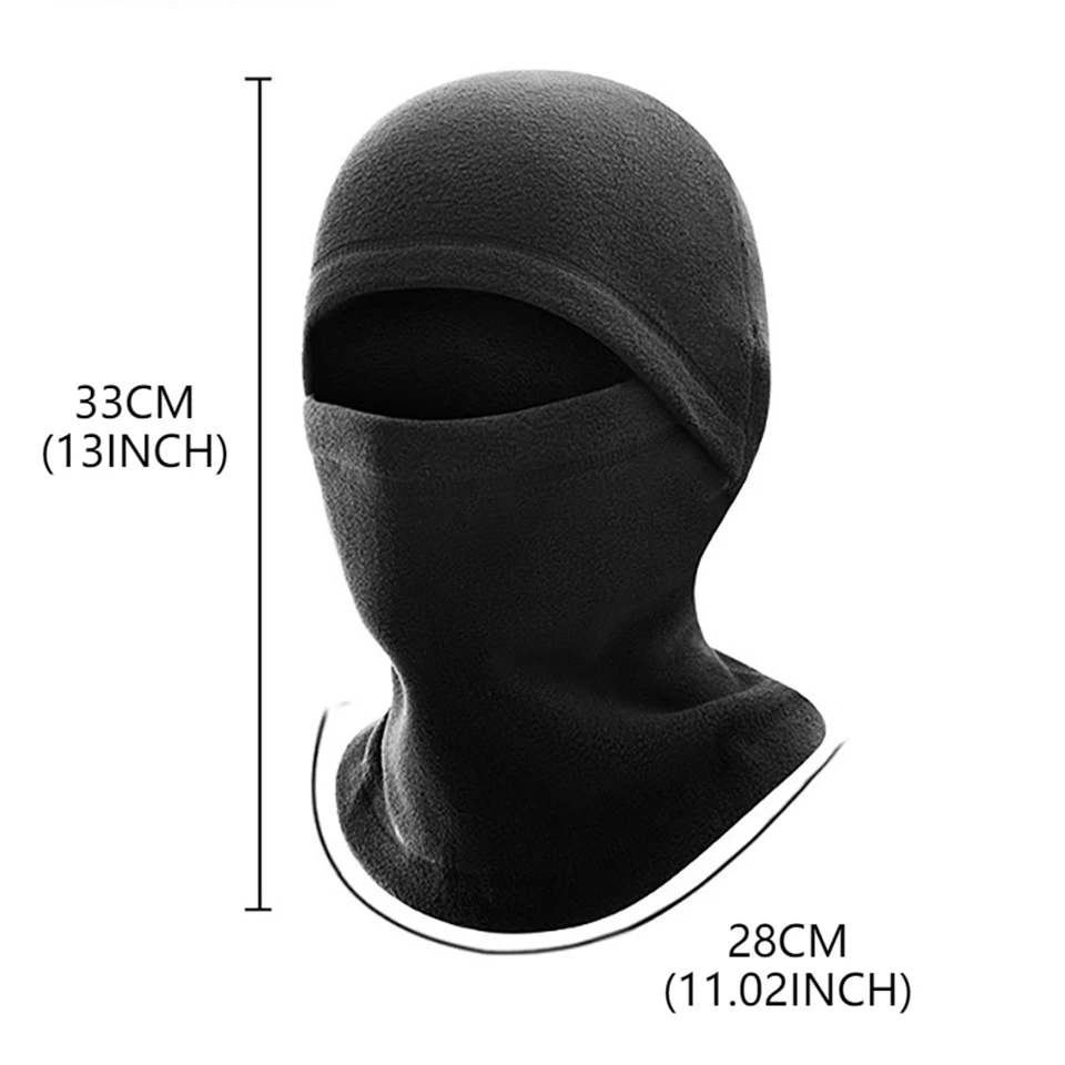 LOOGDEEL Winter Cycling Balaclava Warm Windproof Motorcycle Helmet Liner Skiing Riding Running Face Mask Bicycle Bike Headwear