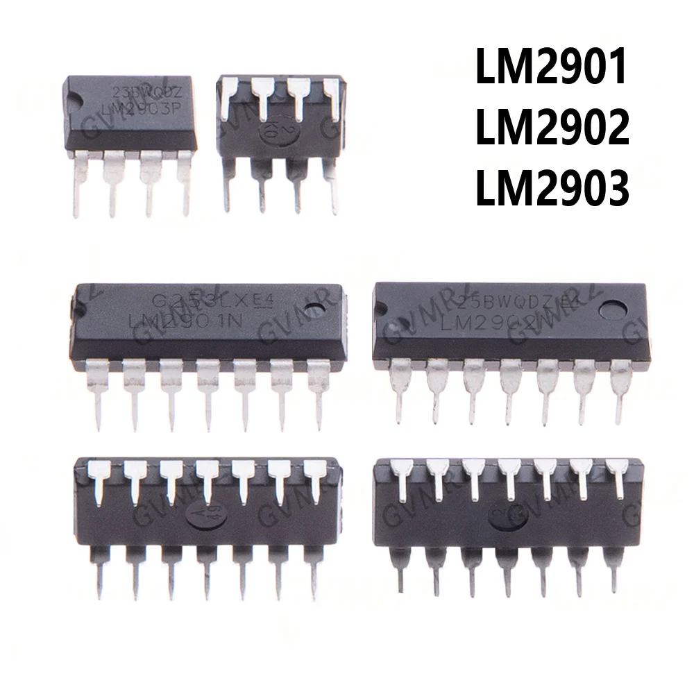 10PCS LM2902N  LM2902P LM2901 LM2902 LM2903N  LM2903 DIP14 DIP LM2902P LM2901 LM2902 LM2903N  LM2903 DIP LM2903 DIP14