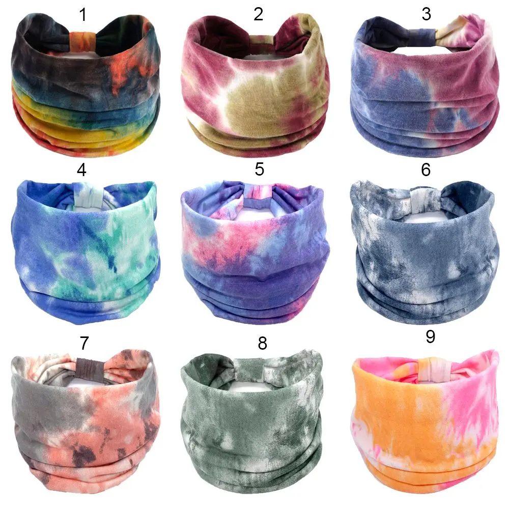 2022 ربطة عنق على شكل عمامة ، ربطة رأس للنساء ، ربطة رأس عمامة عمامة عمامة ، أشرطة شعر يوجا ، ربطة رأس مرنة ، وشاح رأس