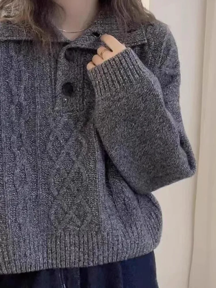 Suéter E con Cuello Alto is para Mujer, Informal, Suave, Cómodo, Moderno, Antienvejecimiento, Novedad de Invierno, E...