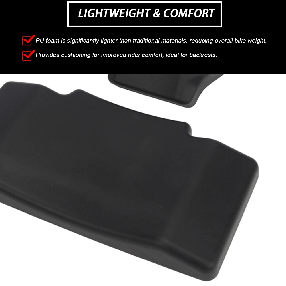  Motorcycle Top Box Backrest Self Adhesive Top Case Passenger Backrest Pad Sticker for 36/45L Top Box new