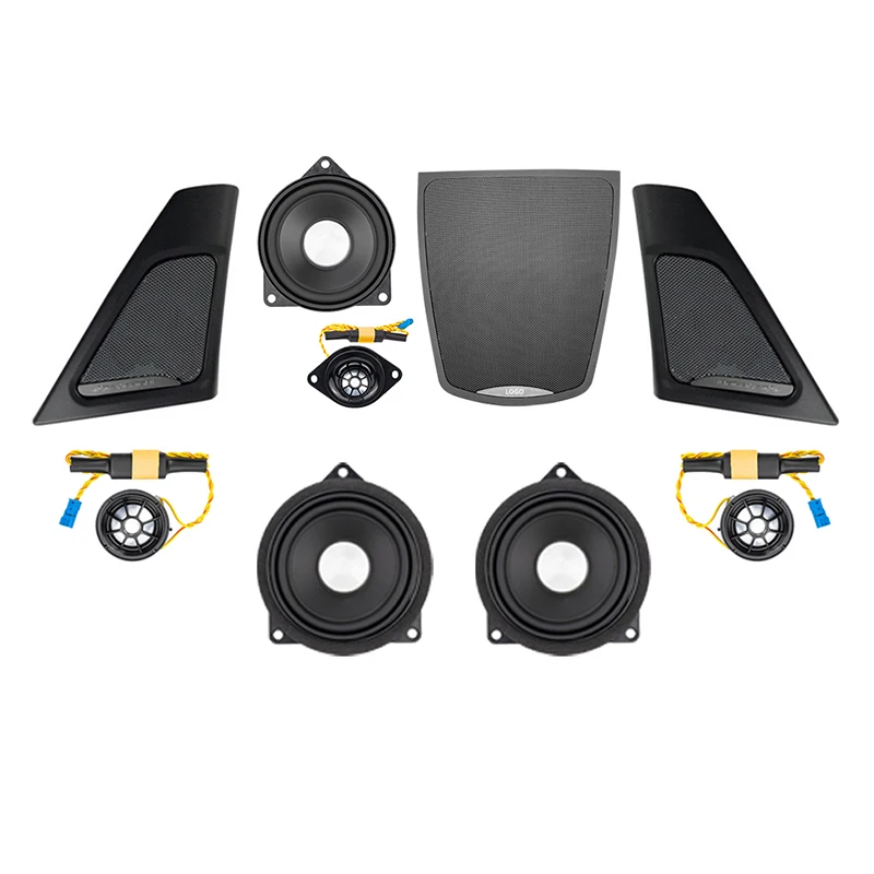 Speakers Set Fit For BMW F10 F11 5 Series 520 523 525 528 Audio Head Treble Horn Loudspeaker Music Sound Tweeter Speakers Covers