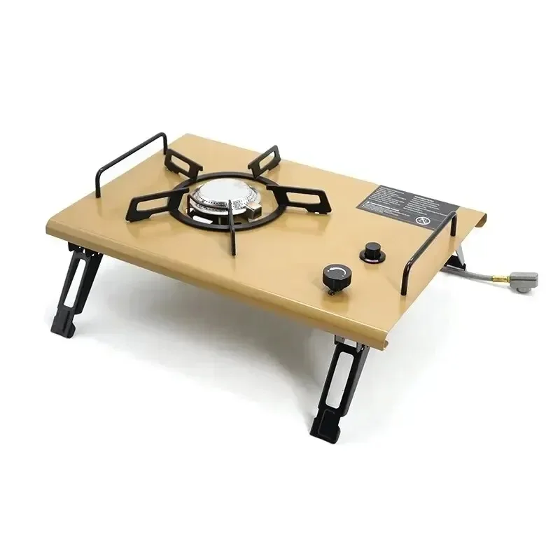 Folding Portable Gas Burner WESTTUNE Camping IGT Stove 4000W High Power Gas Stove Compatible with IGT Table for Outdoor Cooking